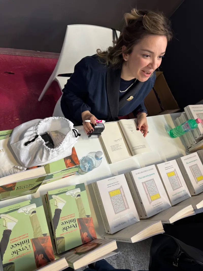 Maria Beatrice Alonzi presenta "Hai ancora paura" a Torino — Lingotto Fiere — Pad. 1, Sala Rosa (foto 3 di 5)